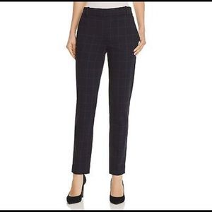 Theory straight leg Windowpane-check trouser!!